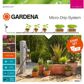 Micro-Drip-System Startpaket för blomkrukor M