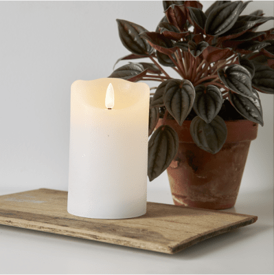 Led blockljus Flamme Rustic 3 storlekar