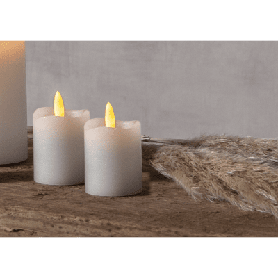 Blockljus 063-36 Flamme 2-p Star Trading