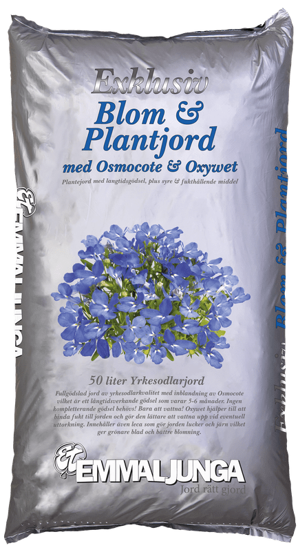 Exklusiv Blom och Plantjord med Osmocote 50 liter