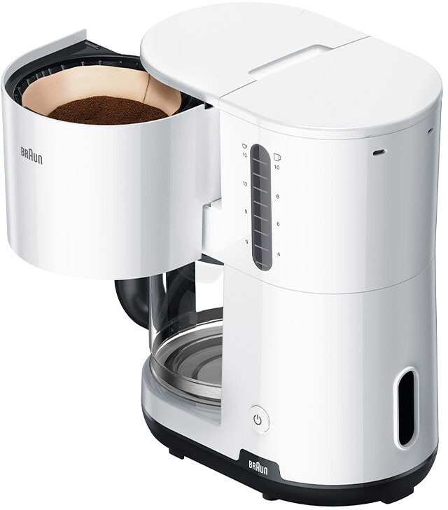 Kaffebryggare KF1100WH Braun vit