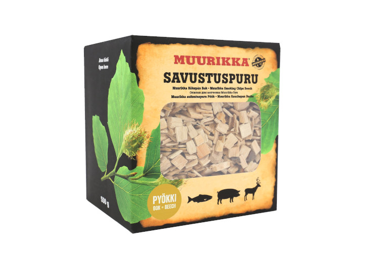Muurikka Rökspån Bok 550G